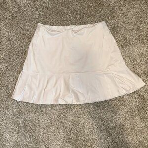 White Golf Skort